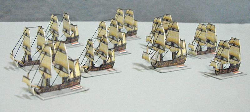 Dutch Squadron under way.